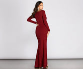 Robe sirène en crêpe Eden